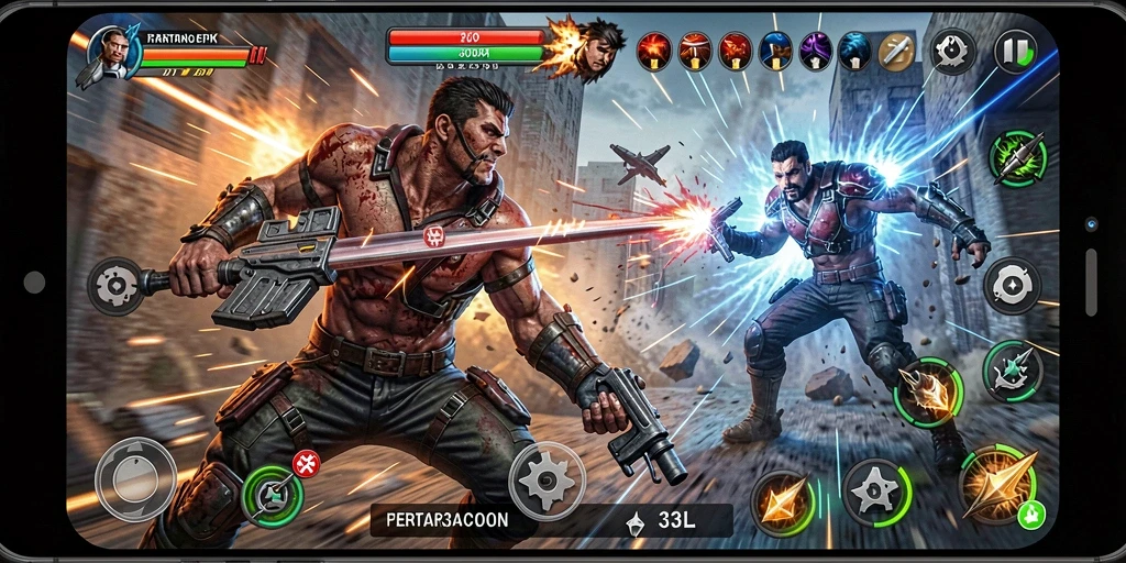 Gameplay aksi yang intens dan mendebarkan di 33L.