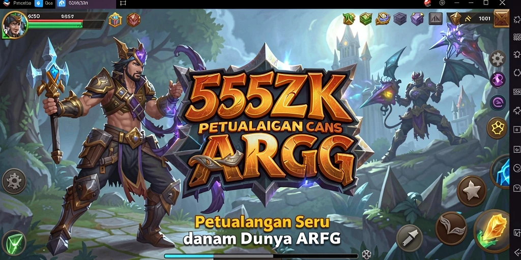 Tangkapan layar menampilkan pertempuran epik dalam <strong>555ZK</strong> dengan efek grafis yang memukau.