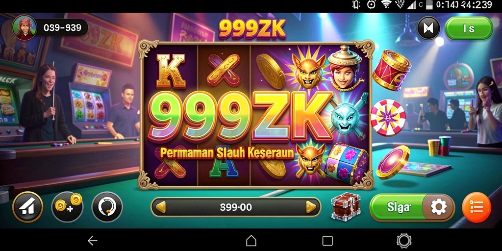 Gameplay Slot 999ZK dengan grafis menawan dan fitur menarik.