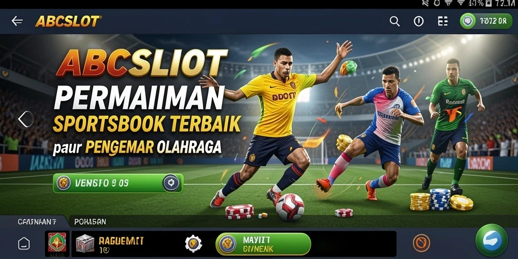 Tampilan gameplay menarik dari aplikasi Sportsbook ABCSLOT.
