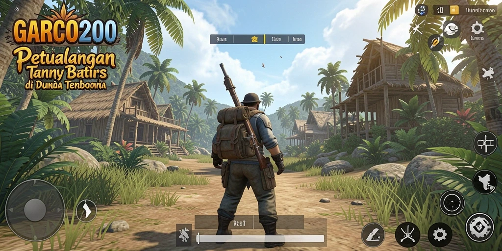 Screenshot utama GARCO200 memperlihatkan gameplay eksplorasi Open World yang seru.