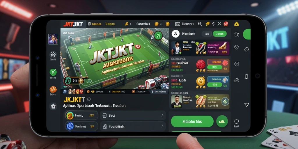 Screenshot JKTJKT menampilkan gameplay Sportsbook yang mengasyikkan.