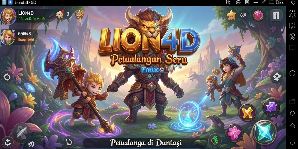 Tampilan gameplay LION4D yang mendebarkan dan penuh tantangan.