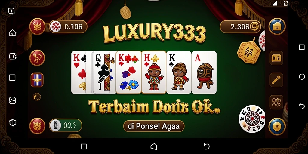 Tampilan gameplay seru LUXURY333 yang penuh aksi Domino.