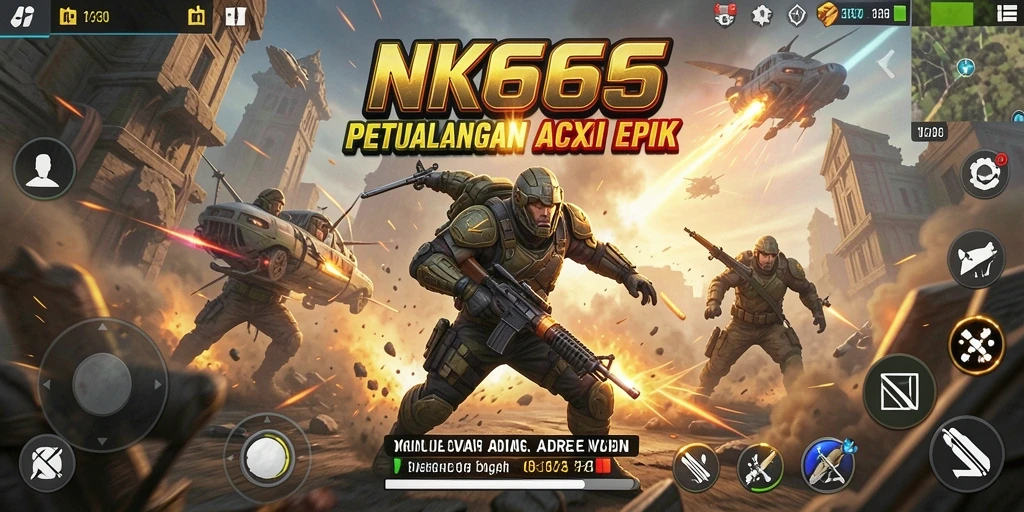 Tampilkan gameplay NK666 yang menegangkan dan mendebarkan.