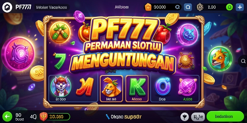 Tampilan gameplay PF777 yang menarik dan interaktif.