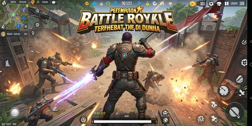 Gameplay menegangkan di QQ1221 dengan pertempuran nyata.