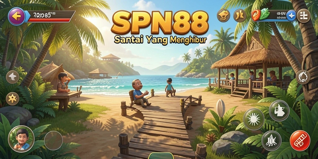 Tangkapan layar utama SPN88 menunjukkan gameplay yang seru dan interaktif.