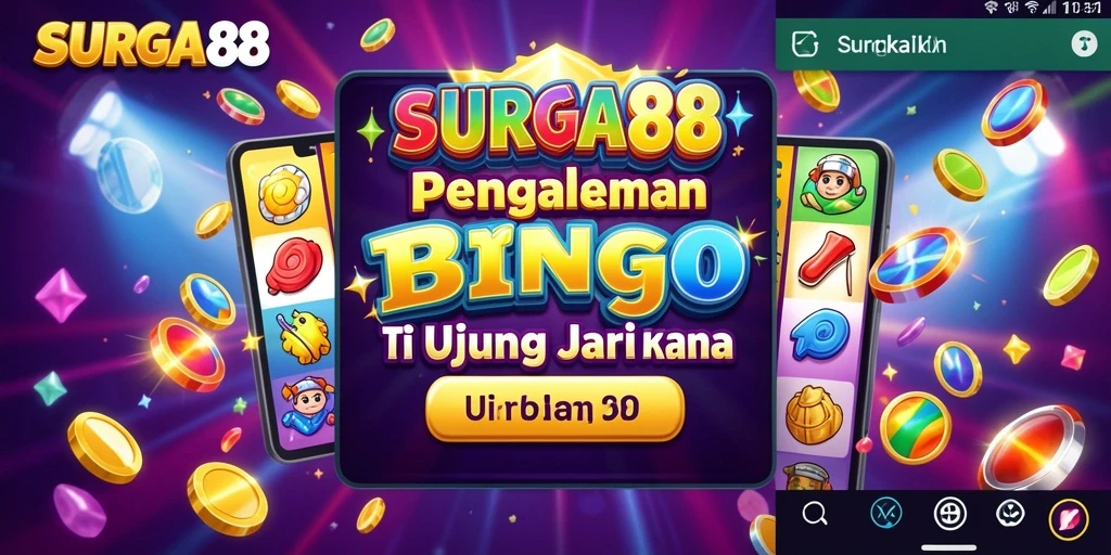 Screenshot gameplay SURGA88 menampilkan suasana Bingo yang seru dan menghibur.