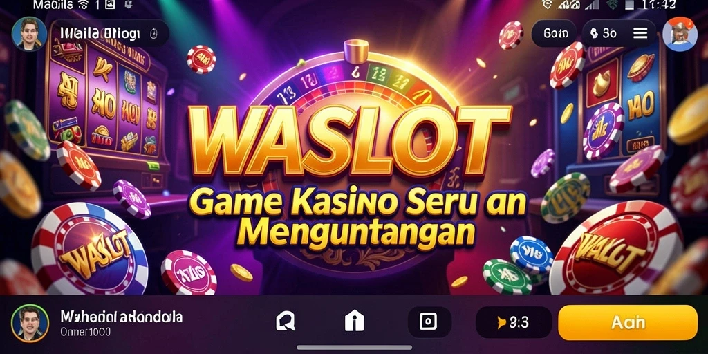 Gambar menarik dari gameplay seru WASLOT dengan fitur kasino.