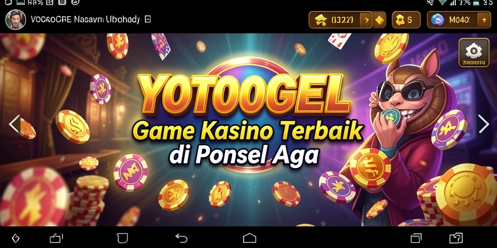 Screenshot gameplay YOTOGEL yang menampilkan suasana Kasino yang menarik.